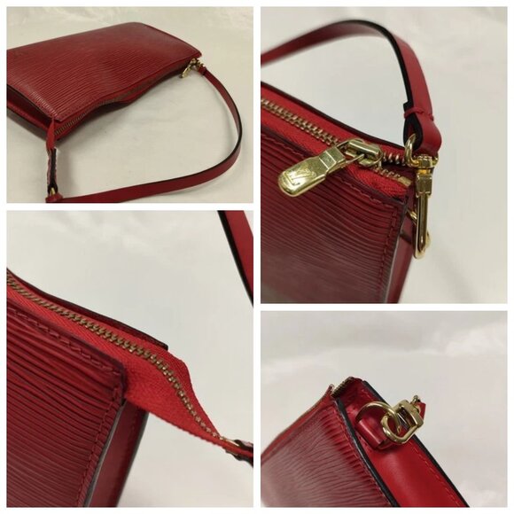 Louis Vuitton LV Accessories Pouch Epi red Epi 400-060525 - Picture 7 of 13